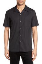 Men's Theory Havana Slim Fit Sport Shirt - Black
