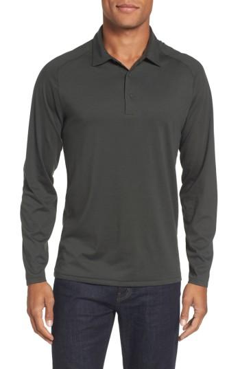 Men's Bonobos Superfine Slim Fit Long Sleeve Polo - Green