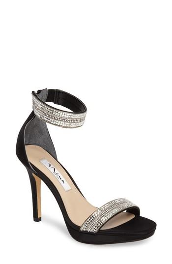 Women's Nina Aubrie Ankle Strap Sandal M - Black