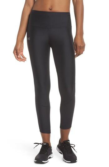 Women's Under Armour Fly Fast Heatgear Crop Leggings - Black