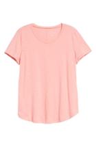 Women's Caslon Slub Crewneck Tee, Size - Pink