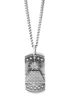 Men's King Baby Eye Of Providence Dog Tag Necklace