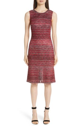 Women's St. John Collection Ombre Shine Knit Dress - Pink