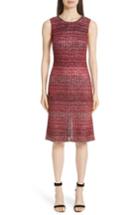 Women's St. John Collection Ombre Shine Knit Dress - Pink