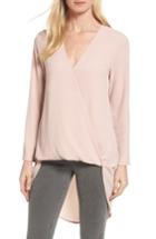 Women's Halogen High/low Wrap Top