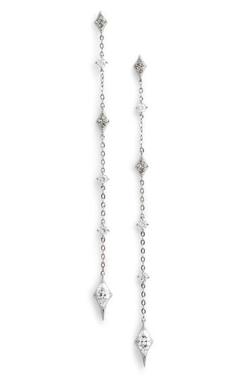 Women's Nadri Noel Cubic Zirconia Chain Drop Earrings