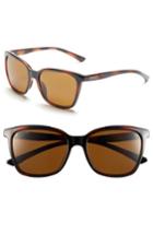Women's Smith 'colette' 55mm Polarized Sunglasses - Tortoise/ Polar Brown