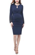 Women's Kimi And Kai Vivian Ruched Maternity Midi Dress