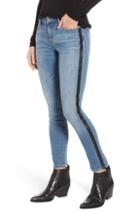 Women's Lucky Brand Lolita Metallic Stripe Skinny Jeans - Blue
