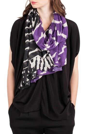 Women's Kinwolfe 'peek' Nursing Poncho, Size - Purple