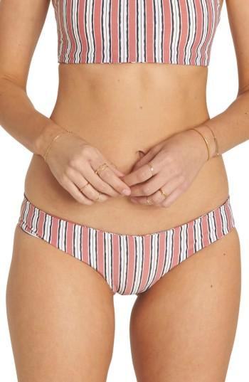 Women's Billabong Hawaii Cheeky Bikini Bottoms - Coral