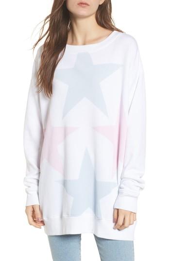 Women's Wildfox Star Crossed Road Trip Sweatshirt - White