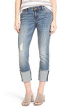 Women's Kut From The Kloth Cameron Roll Cuff Straight Leg Jeans