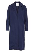 Women's Sandro Esable Notch Collar Coat Us / 36 Fr - Blue