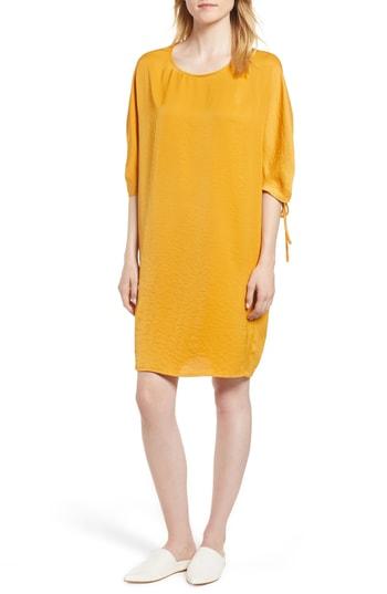 Women's Pleione Shirred Dress - Yellow