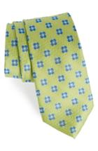 Men's Nordstrom Men's Shop Matteo Floral Silk Tie, Size - Green