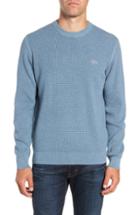 Men's Lacoste Thermal Knit Sweater (l) - Blue