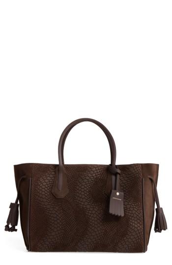 Longchamp Penelope Top Handle Tote - Brown