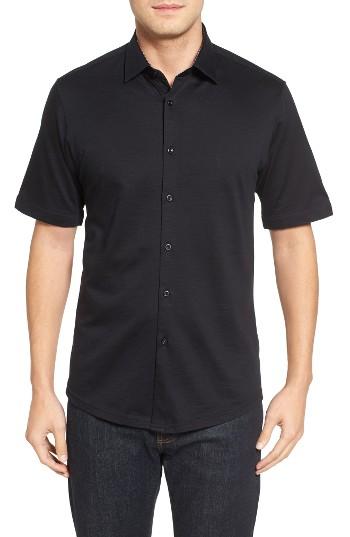 Men's Stone Rose Slub Knit Sport Shirt