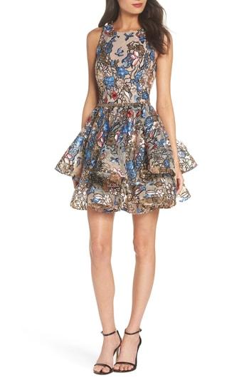 Women's Bronx And Banco Bird Of Paradise Minidress Us / 8 Au - Beige