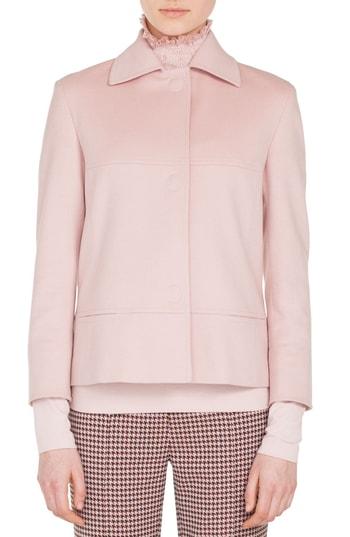 Women's Akris Punto Cashgora Jacket - Pink