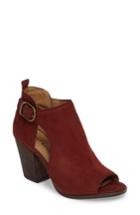 Women's Lucky Brand Oona Open Side Bootie M - Brown