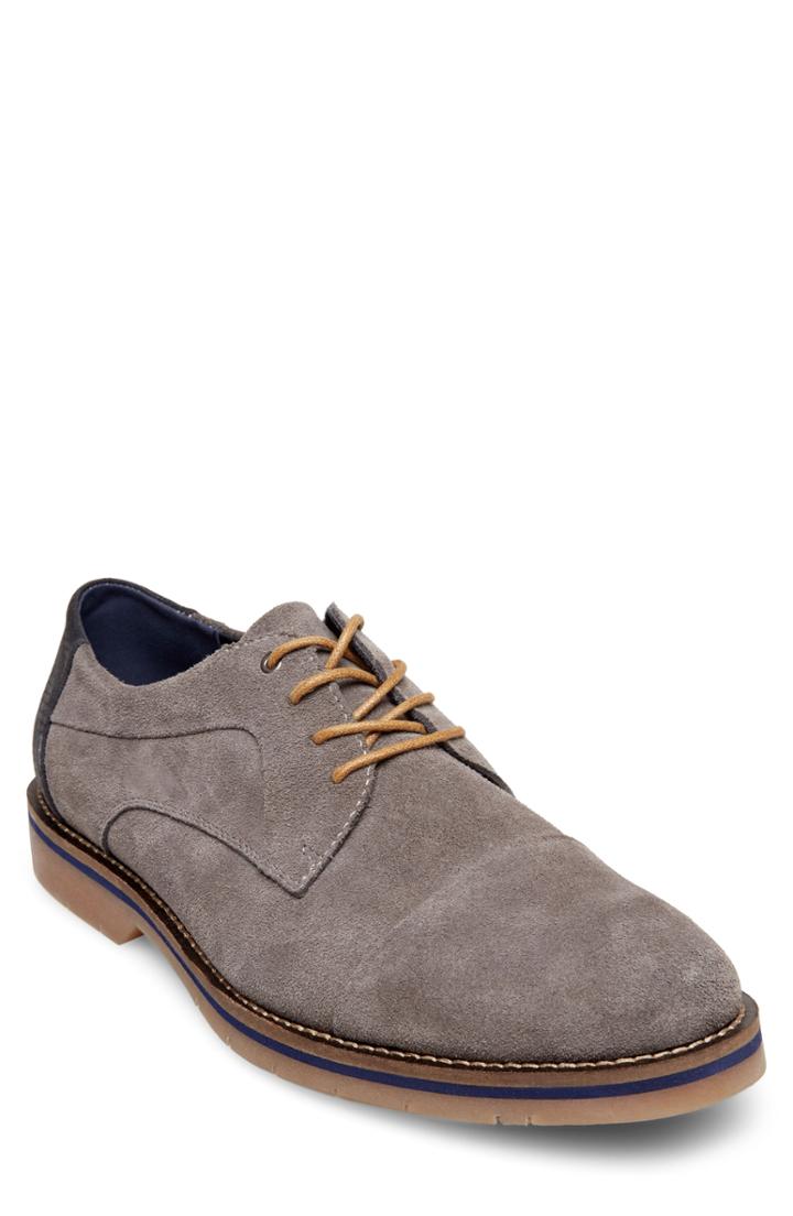 Men's Steve Madden Solemn Cap Toe Derby .5 M - Grey