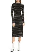 Women's Hugo Silby Stripe Sweater Dress - Black
