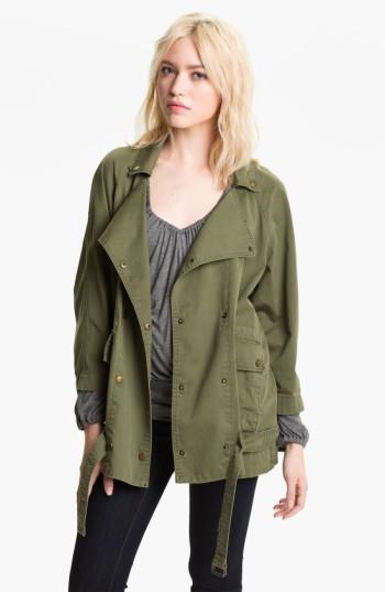 Women's Current/elliott 'the Infantry' Army Jacket - Green
