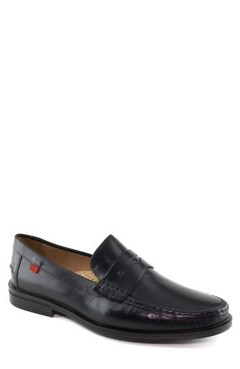 Men's Marc Joseph New York Cortland Penny Loafer .5 M - Black