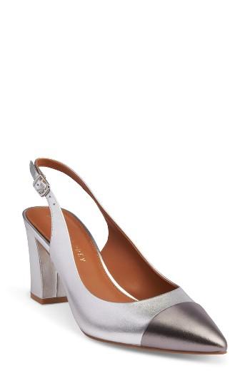 Women's Shoes Of Prey Slingback Pump B - Metallic