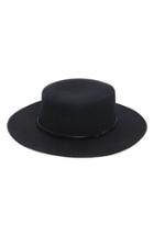Women's Sole Society Wool Boater Hat -