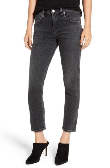 Women's Citizens Of Humanity Elsa Ankle Slim Jeans - Black