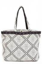 Amuse Society Coastal Love Affair Crochet Tote - Black