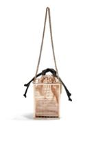 Topshop Cara Cage Shoulder Bag - Metallic