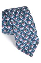 Men's Vineyard Vines University Of Pennsylvania Ivy Silk Tie, Size - Blue