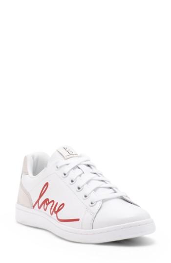 Women's Ed Ellen Degeneres Chapalogo Sneaker M - White