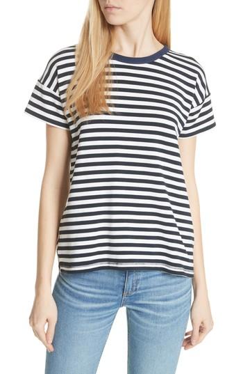 Women's Rag & Bone/jean Kat Split Back Tee - Blue