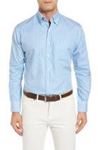 Men's Peter Millar Summertime Fit Check Sport Shirt