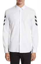 Men's Neil Barrett Trim Fit Military Insignia Sport Sport Eu - White
