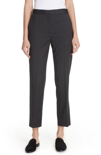 Women's Rag & Bone Poppy Pinstripe Pants - Grey