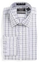 Men's Nordstrom Men's Shop Smartcare(tm) Classic Fit Check Dress Shirt 32 - Blue