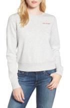 Women's Rebecca Minkoff Kassidy Tour Sweatshirt, Size - Grey