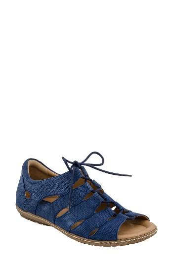 Women's Earth 'plover' Lace-up Sandal M - Blue