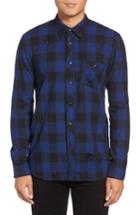 Men's Hudson Jeans Weston Check Sport Shirt - Blue