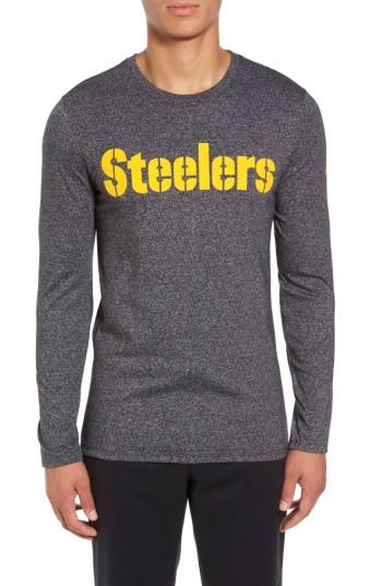 Men's Nike Nfl Graphic Long Sleeve T-shirt - Black