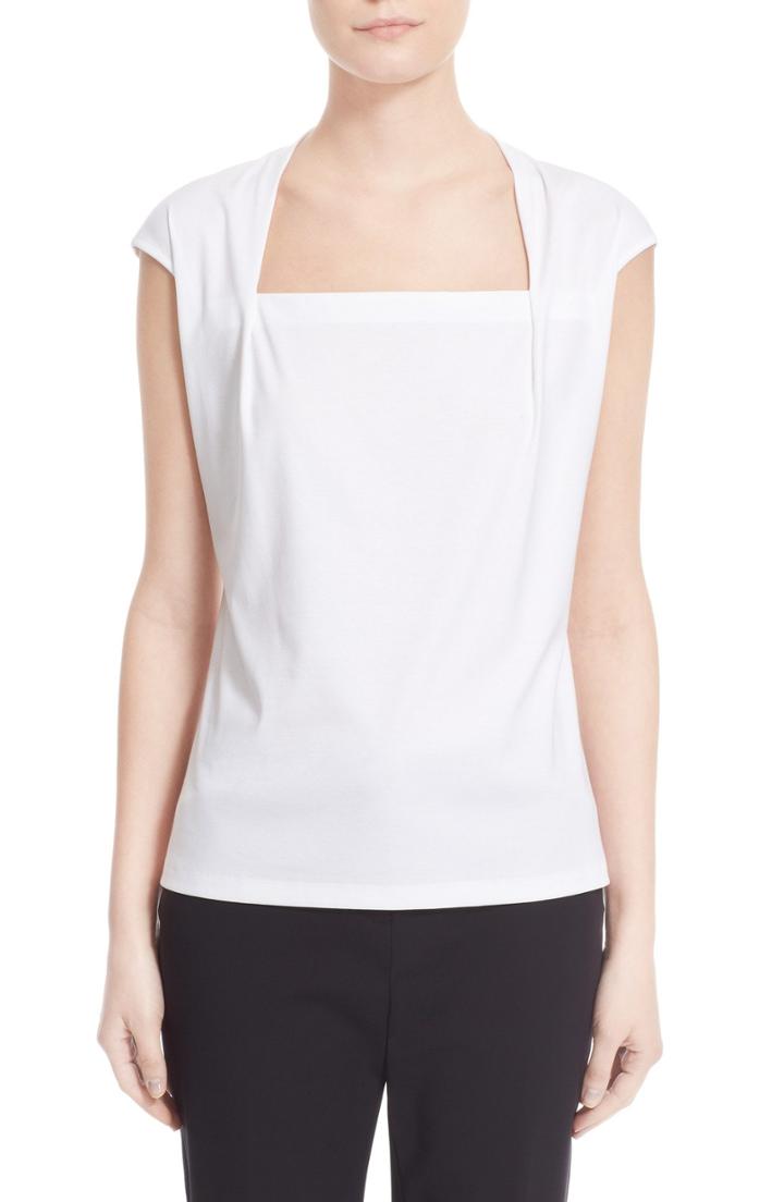 Women's Lafayette 148 New York 'giada' Top - White