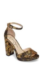 Women's Jessica Simpson Jenee Platform Sandal .5 M - Metallic