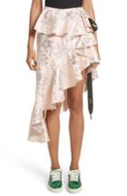 Women's Marques'almeida Asymmetrical Frilled Brocade Skirt