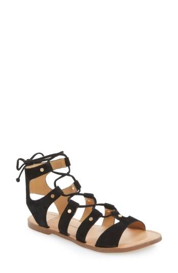 Women's Dolce Vita 'jasmyn' Ghillie Sandal .5 M - Black